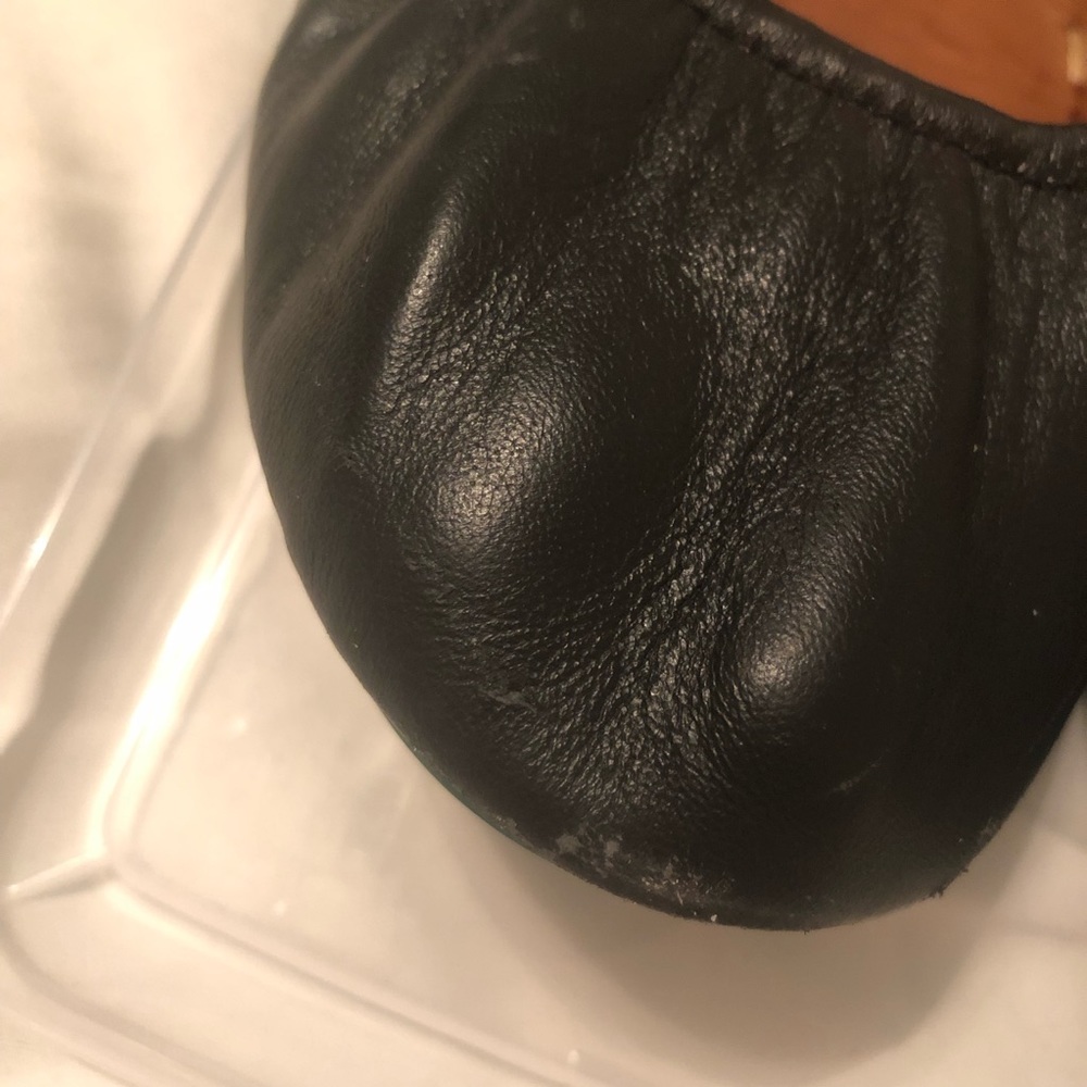 Tieks leather ballet flats—matte black —with bag - Picture 7 of 7